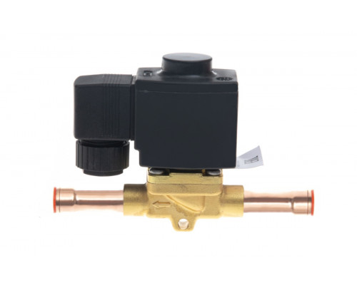 Ридан EVR 6 032L1209R — Клапан электромагнитный переменного тока НЗ, DN12, присоединительные патрубки 1/2", под пайку ODF