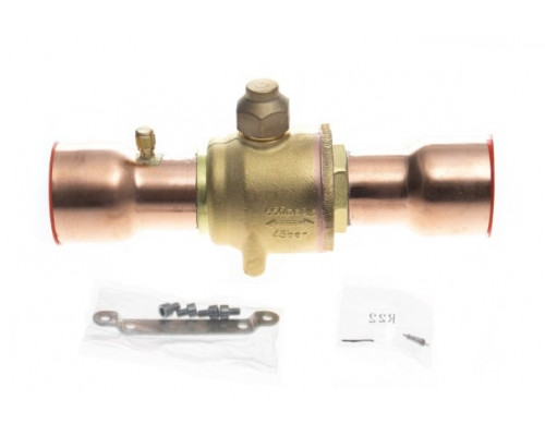 Ридан GBC 009L7066R — Запорный шаровой кран, DN65, присоединительные патрубки 2"5/8 с портом, под пайку ODF