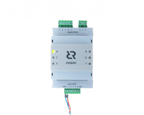 Ридан 080G0290R — Модуль расширительный Р-РМ107, входной управляющий сигнал 6 шт, 24 В, до 50 мА