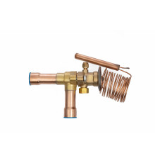 Ридан 069B4213R — Клапан терморегулирующий TE55-13.5, R407C, T кипения -40...10 ℃, угловой, присоединительные патрубки 1"1/8