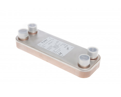 Ридан 021B8727R — Теплообменник пластинчатый паяный BPHE_RD-027-26-3,0-H, присоединительный штуцер Q1/Q2 — L1, Q3/Q4 — H1"1/8