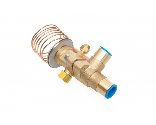 Ридан 069B1205R — Клапан терморегулирующий TE12-4.5, R404A, T кипения -40...10 ℃, угловой, присоединительные патрубки 7/8"