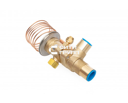 Ридан 069B4204R — Клапан терморегулирующий TE12-4.5, R407C, T кипения -40...10 ℃, угловой, присоединительные патрубки 7/8"