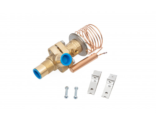 Ридан 069B4206R — Клапан терморегулирующий TE12-6, R407C, T кипения -40...10 ℃, угловой, присоединительные патрубки 7/8"