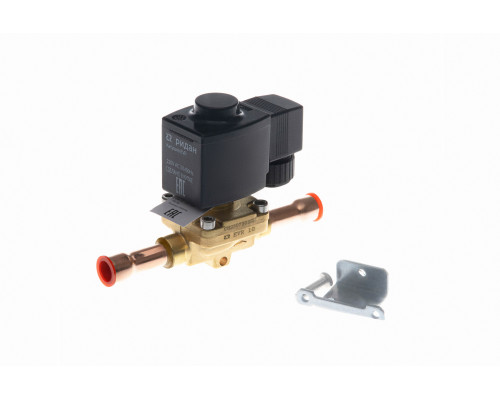 Ридан EVR 10 032L1217R — Клапан электромагнитный переменного тока НЗ, DN12, присоединительные патрубки 1/2", под пайку ODF