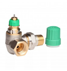 Клапан термостатический RA-DV ДУ 15 Угловой трехосевой, левое исполнение | Danfoss 013G7720