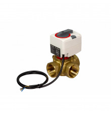 Кран Ридан AMZ-113R PN40 DN20 KVS45 трехходовой с электроприводом 082G5419R