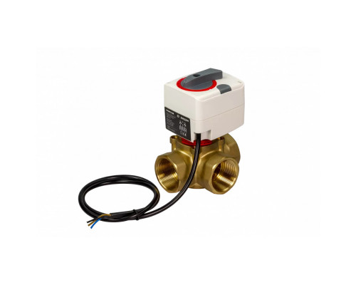 Кран Ридан AMZ-113R PN40 DN25 KVS60 трехходовой с электроприводом 082G5420R