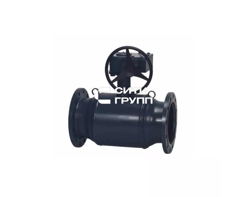 Кран шаровой Danfoss JIP Premium FF DN350 PN16 WG фланцевый, с редуктором, стандартный проход