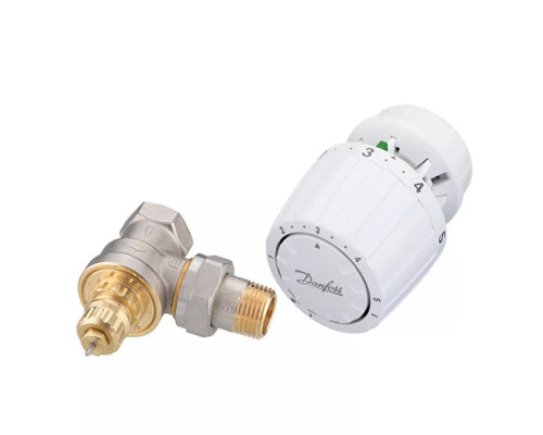 Комплект терморегулятора RTR-G/RTR 7090 ДУ 20 | Danfoss 013G2185 Угловой