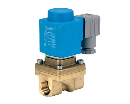 Клапан электромагнитный Danfoss EV250B с катушкой нормально закрытый Ду12 1/2 В