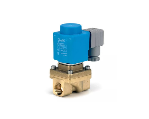 Клапан электромагнитный Danfoss EV250B нормально открытый Ду12 1/2 В