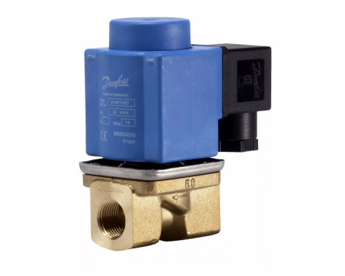 Клапан электромагнитный нормально закрытый Danfoss EV251B Ду10 3/8 В