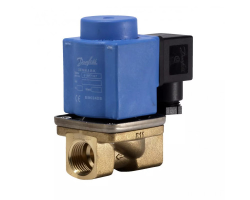 Клапан электромагнитный нормально закрытый Danfoss EV251B Ду12 1/2 В