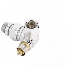 Клапан термостатический RA-N ДУ 15 Угловой трехосевой, левое исполнение, хромированный | Danfoss 013G4240 RTR-N