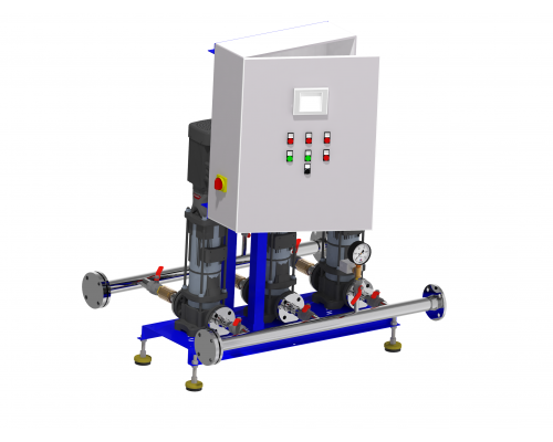 Насосная станция WaterJump-3CW-50-100-F-RMV 15-2F